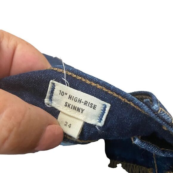 𝅺madewell Sz 24 10-Inch High Rise Skinny Je… - Picture 4 of 8